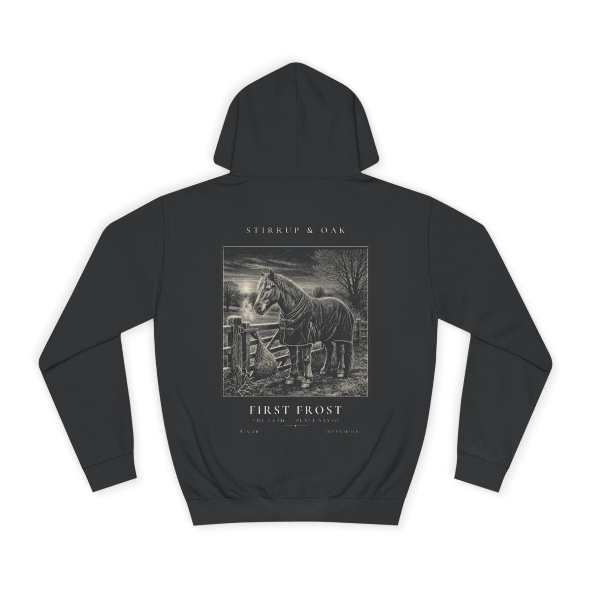 First Frost - Heavyweight Hoodie · Jet Black / S