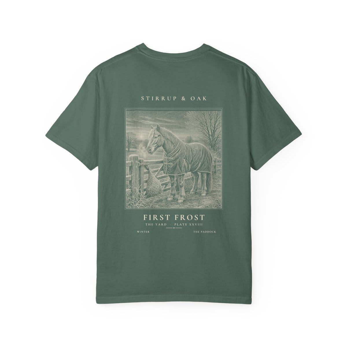 First Frost - Heavyweight T-Shirt in Blue Spruce