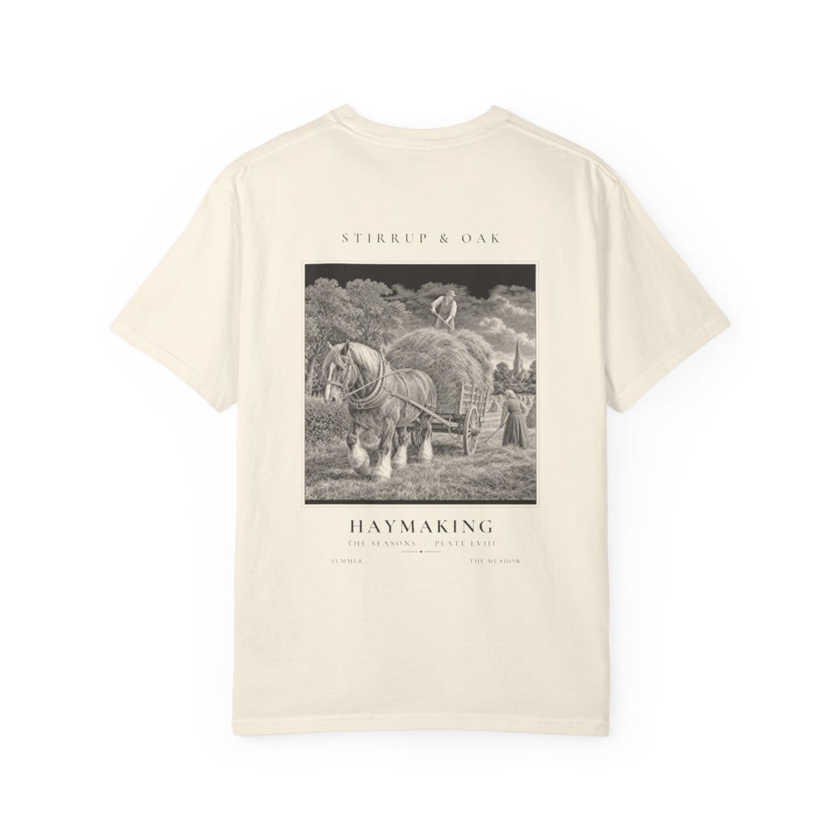 Haymaking - Heavyweight T-Shirt in Ivory