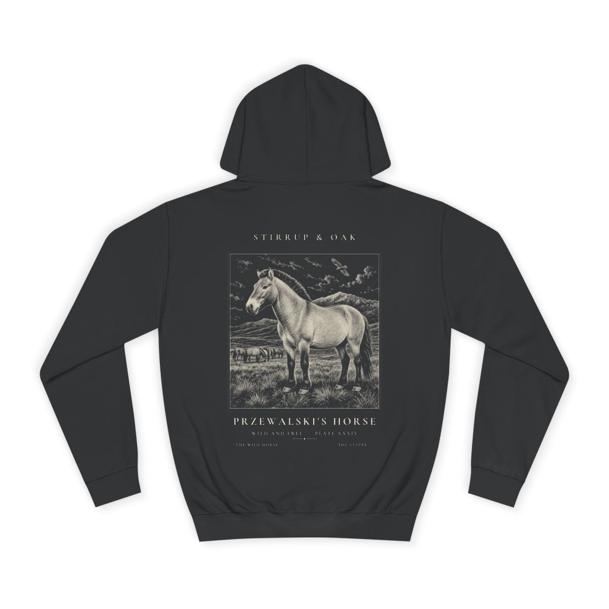 Przewalski's Horse - Heavyweight Hoodie · Jet Black / S