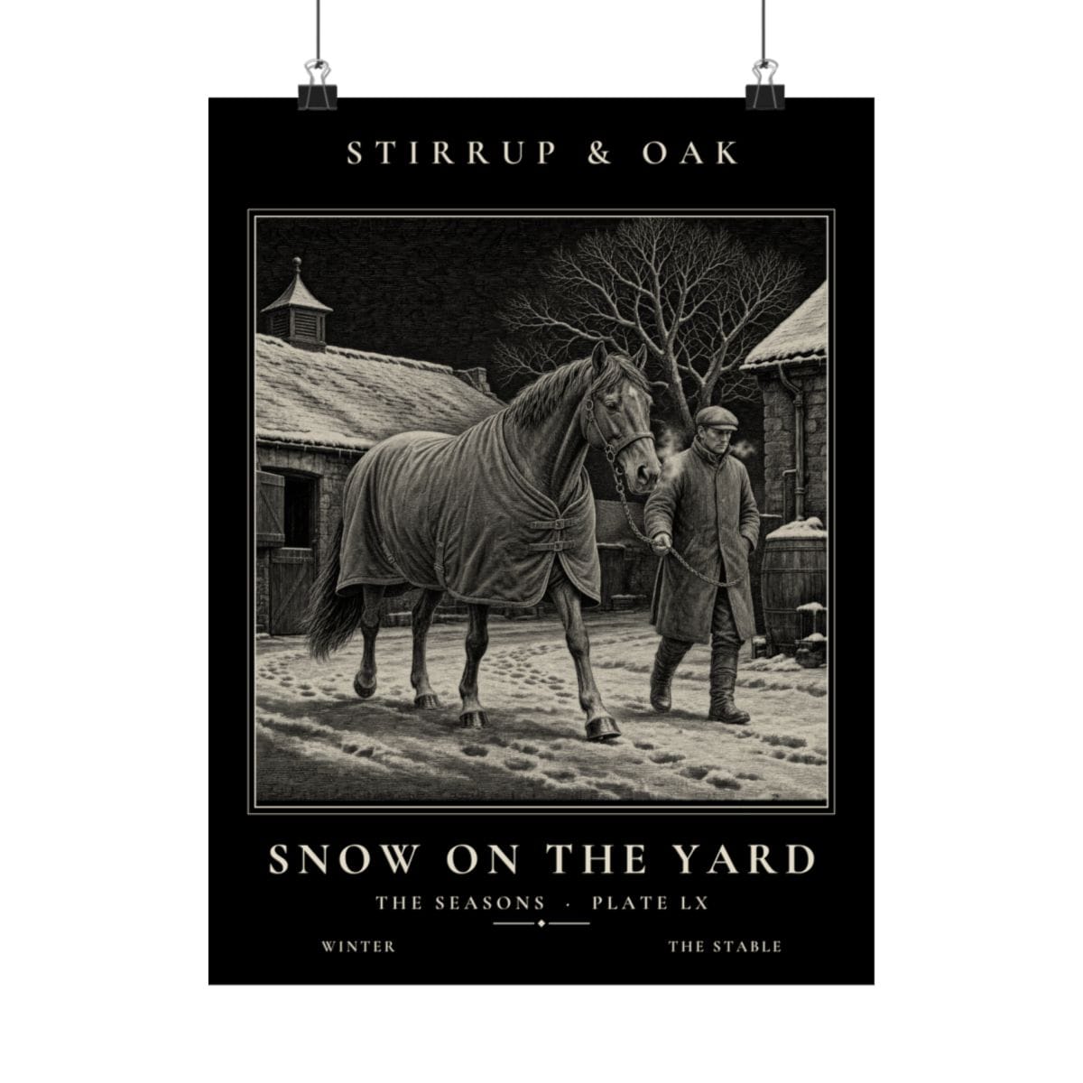 Snow On the Yard - Archive Print photograph 4