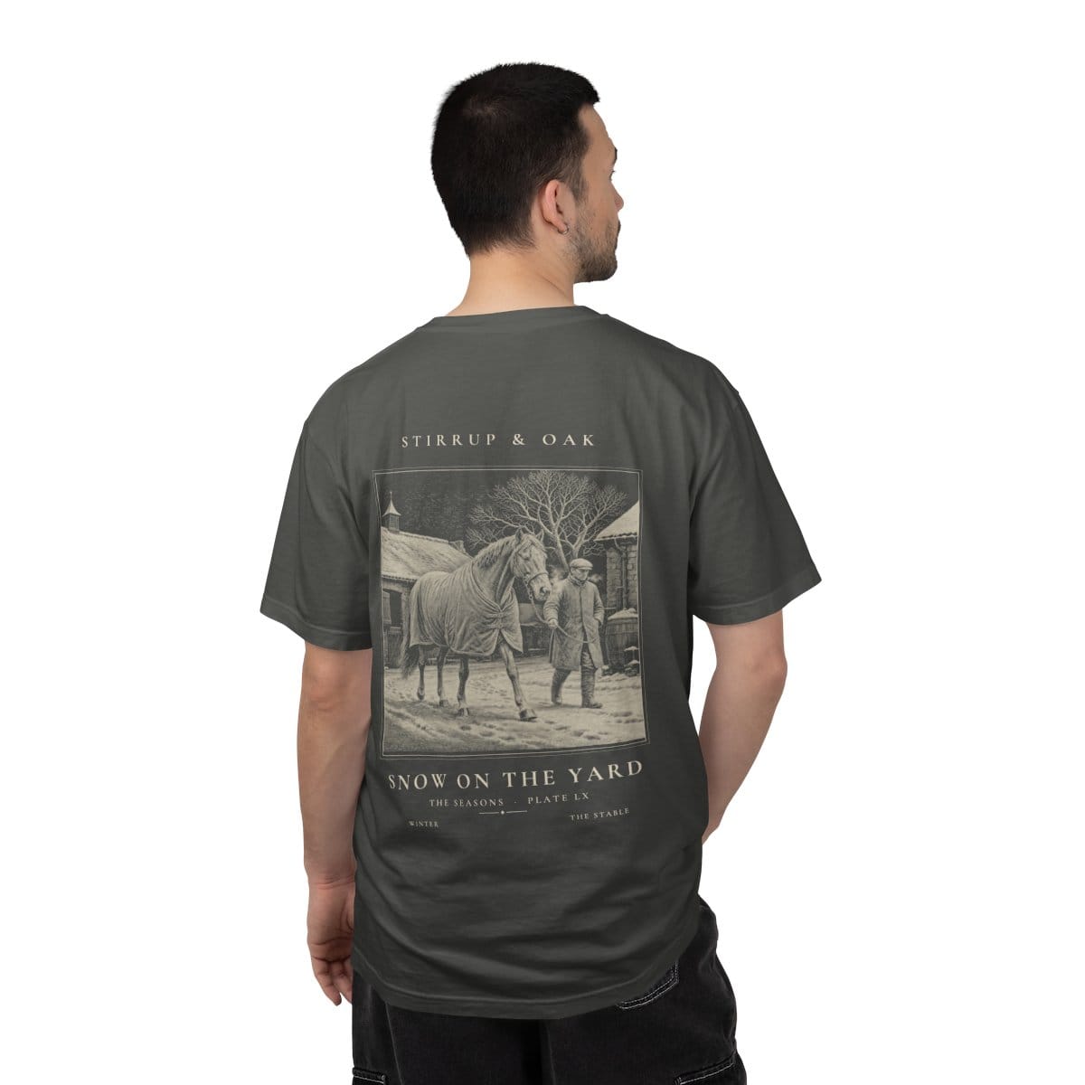Snow On the Yard - Heavyweight T-Shirt photograph 2