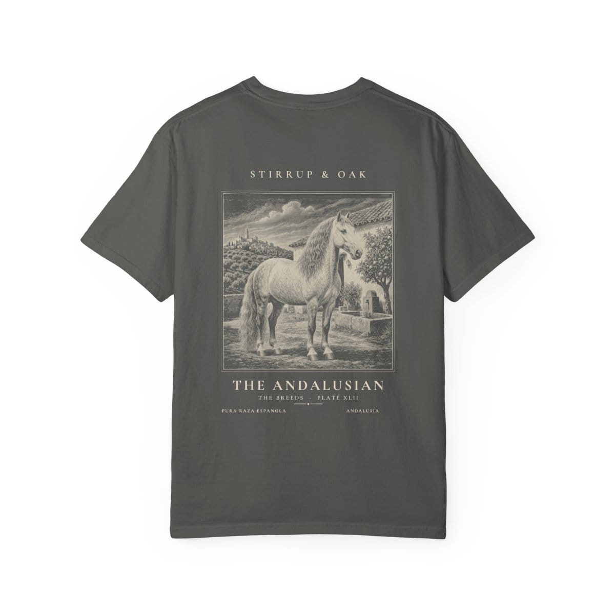 The Andalusian - Heavyweight T-Shirt · Pepper / S