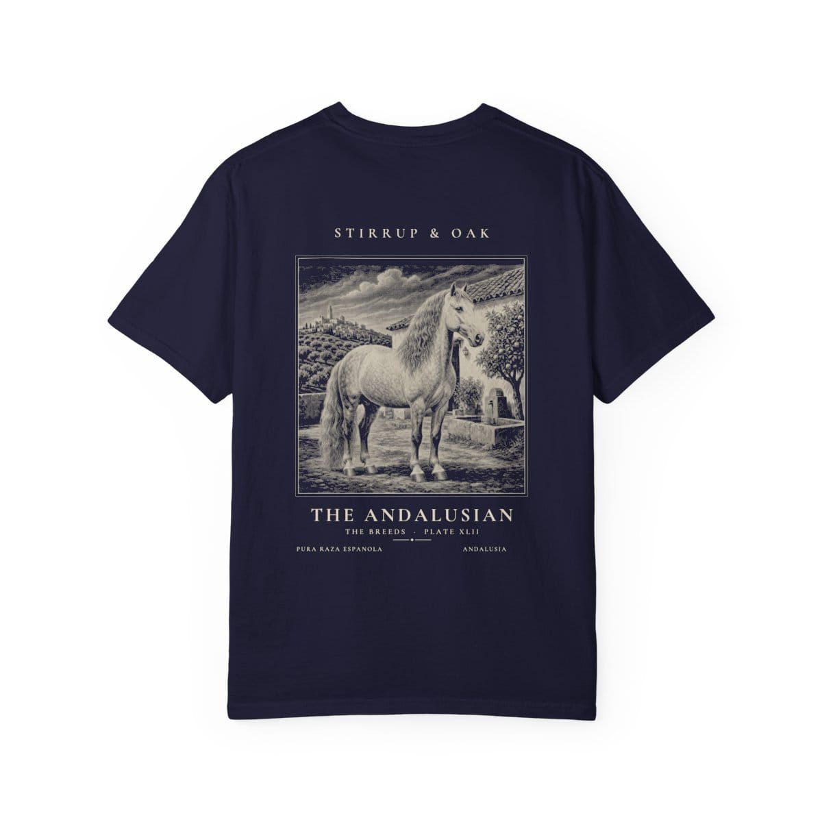 The Andalusian - Heavyweight T-Shirt in True Navy