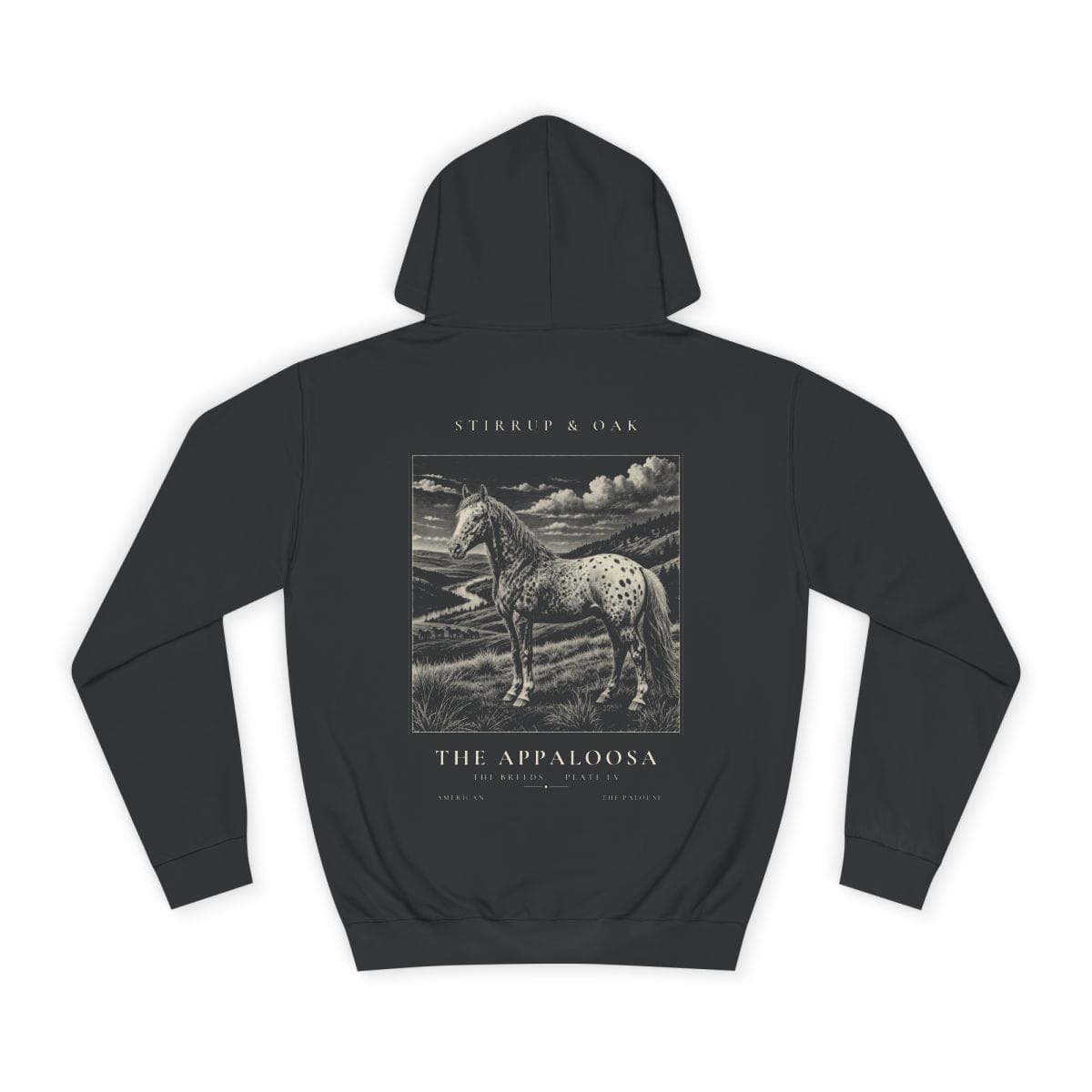 The Appaloosa - Heavyweight Hoodie · Jet Black / S