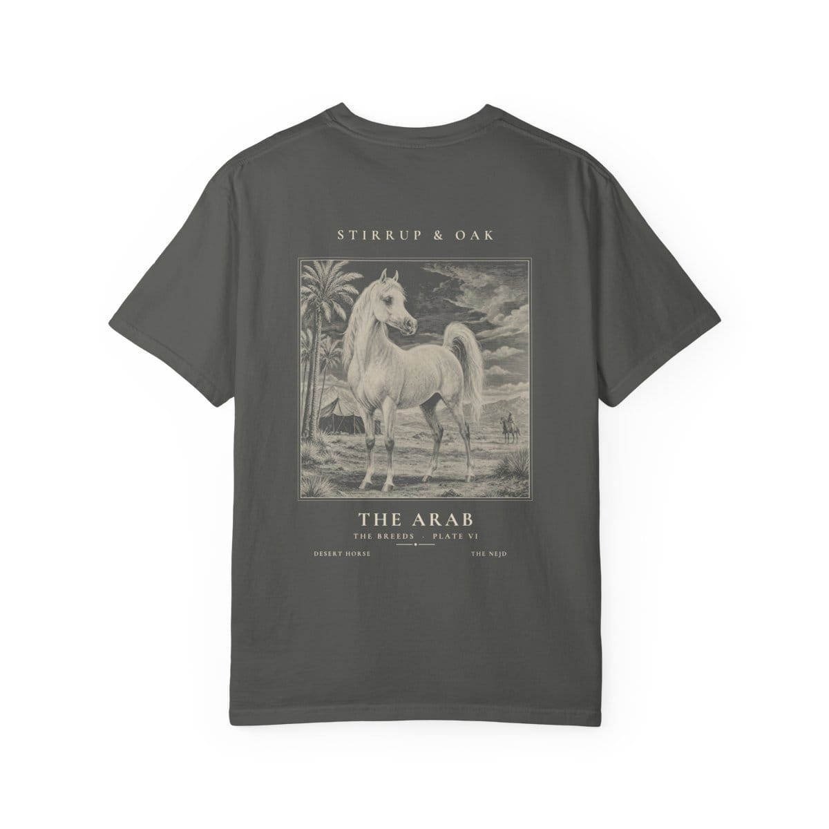 The Arab - Heavyweight T-Shirt in Pepper