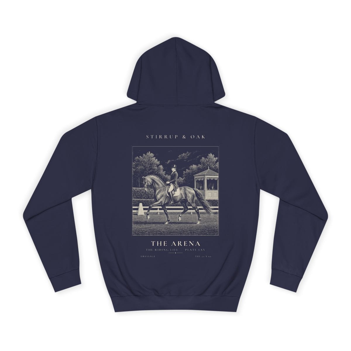 The Arena - Heavyweight Hoodie in Oxford Navy