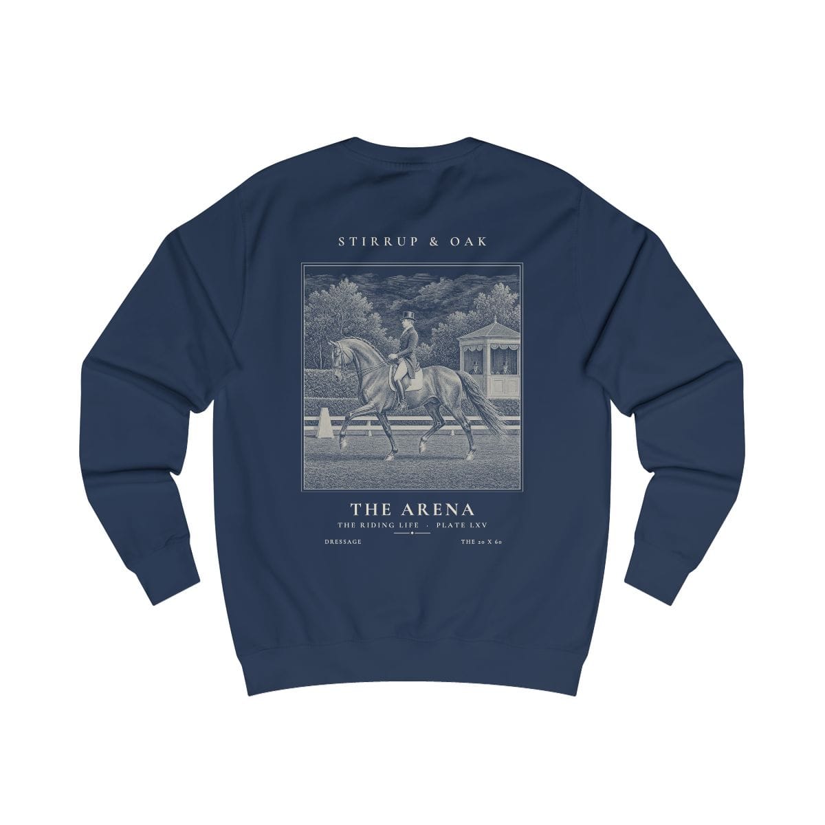 The Arena - Crew Sweatshirt in Oxford Navy