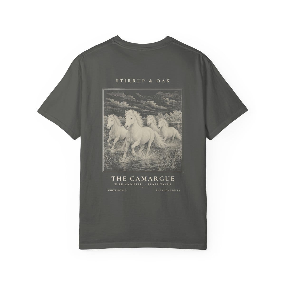 The Camargue - Heavyweight T-Shirt · Pepper / S