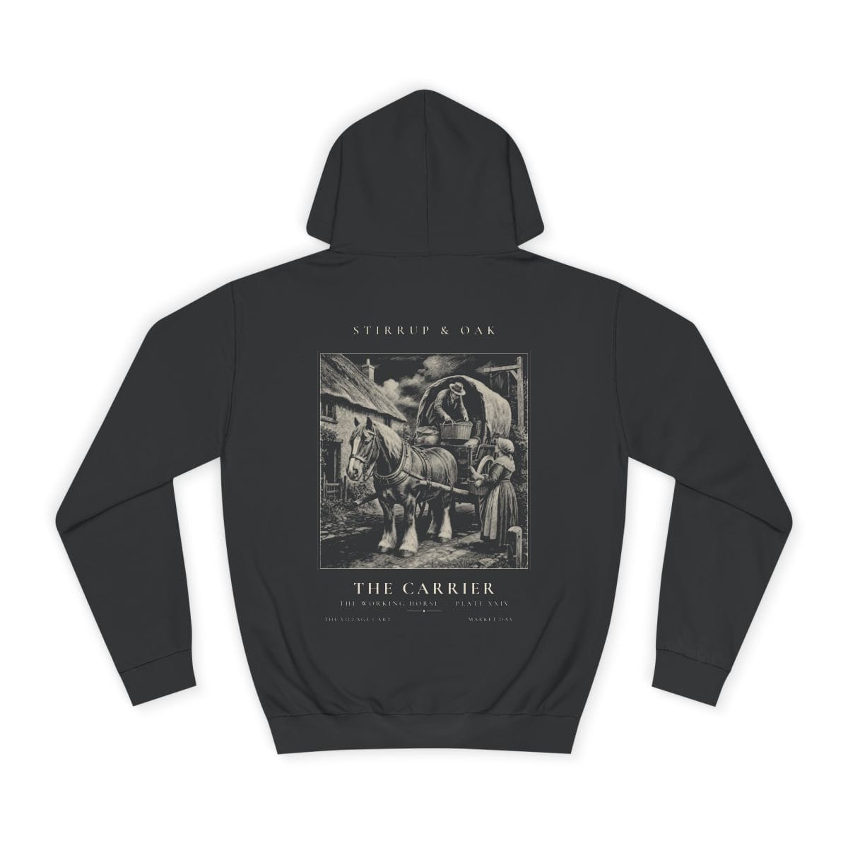 The Carrier - Heavyweight Hoodie · Jet Black / S