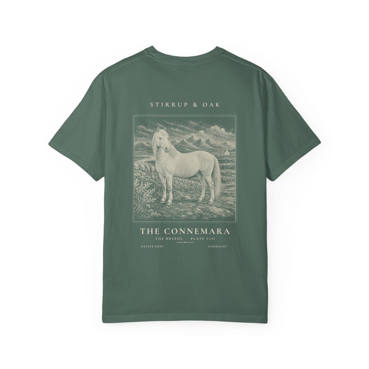 The Connemara - Heavyweight T-Shirt in Blue Spruce