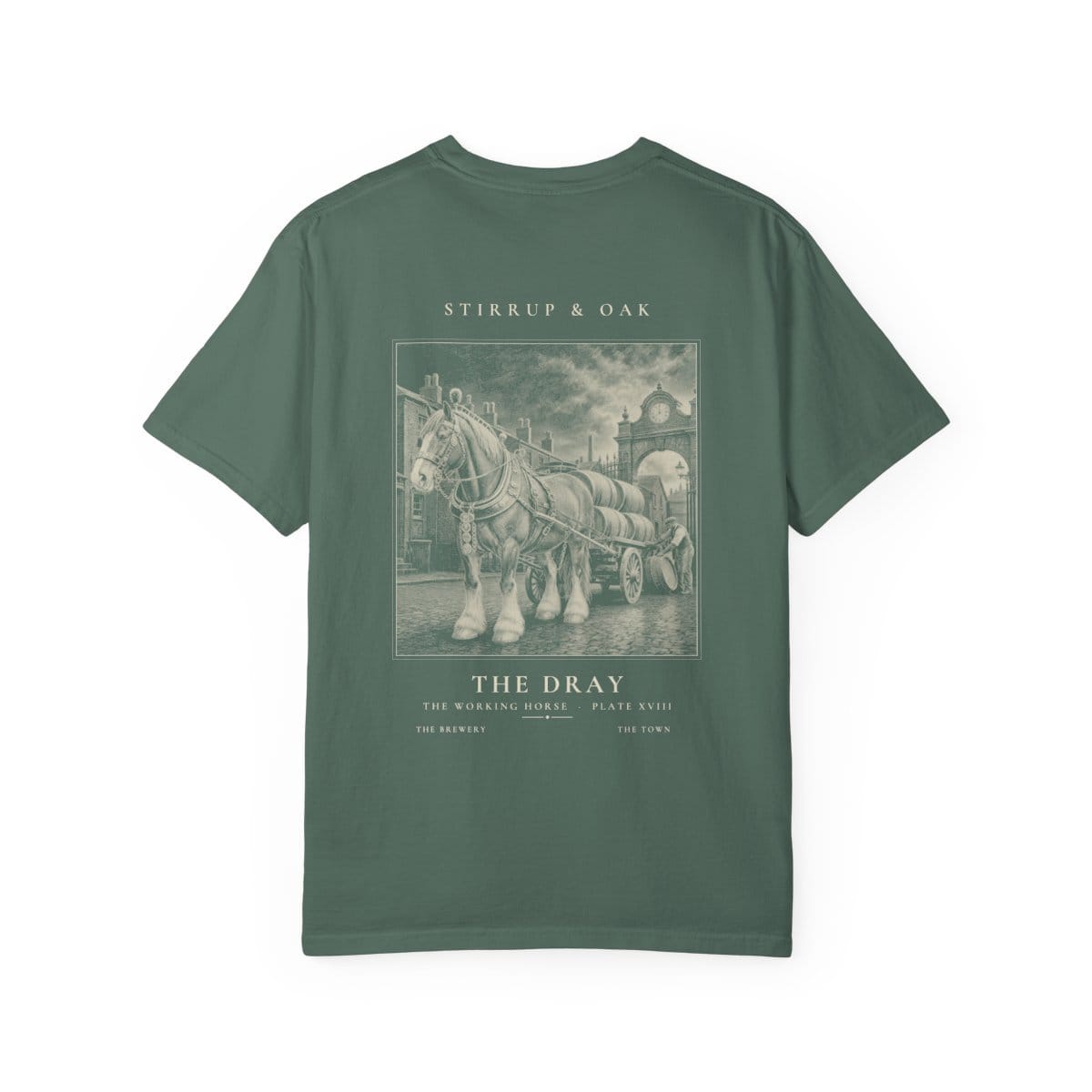 The Dray - Heavyweight T-Shirt in Blue Spruce