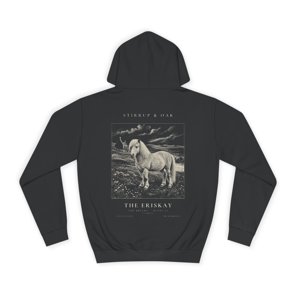The Eriskay - Heavyweight Hoodie · Jet Black / S