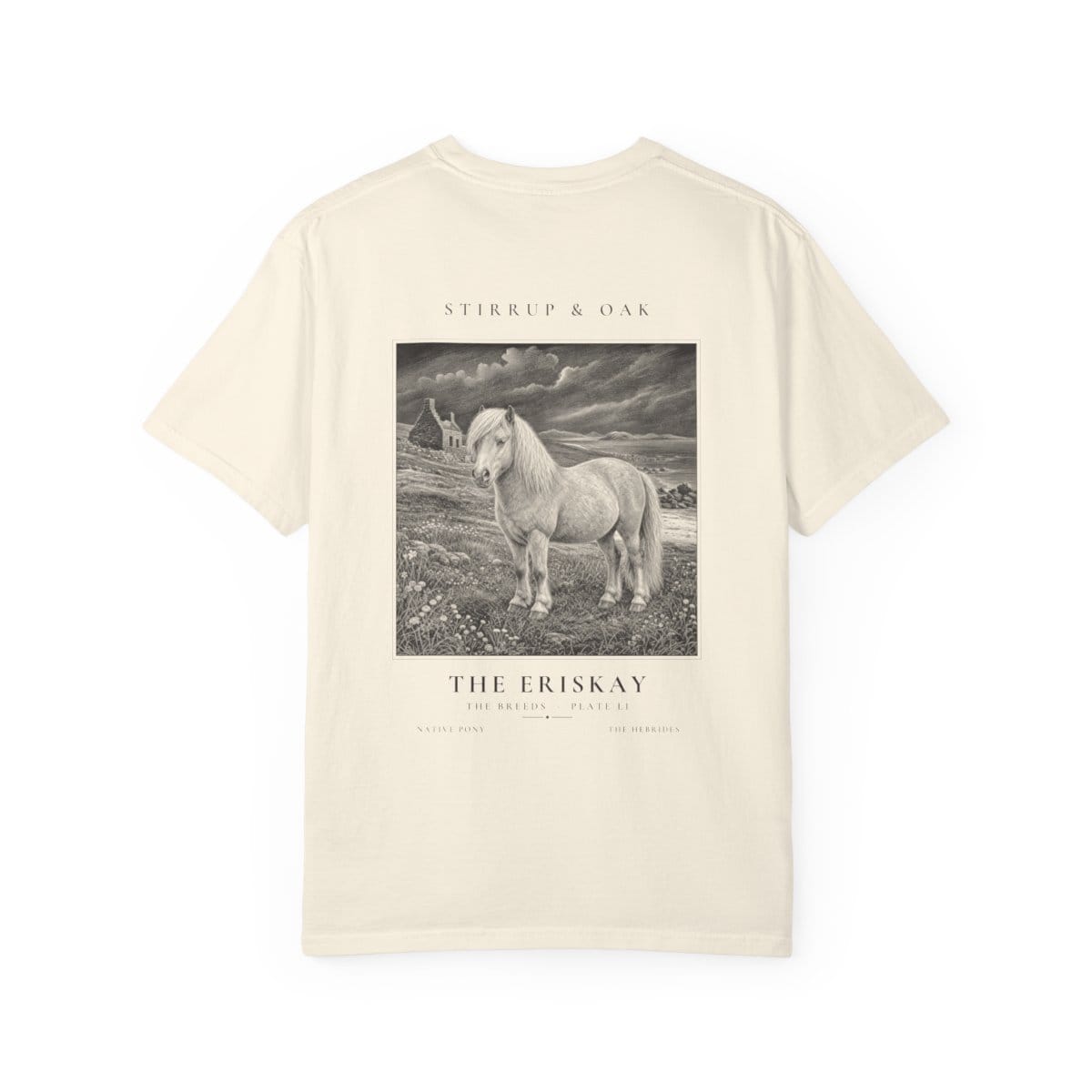 The Eriskay - Heavyweight T-Shirt in Ivory