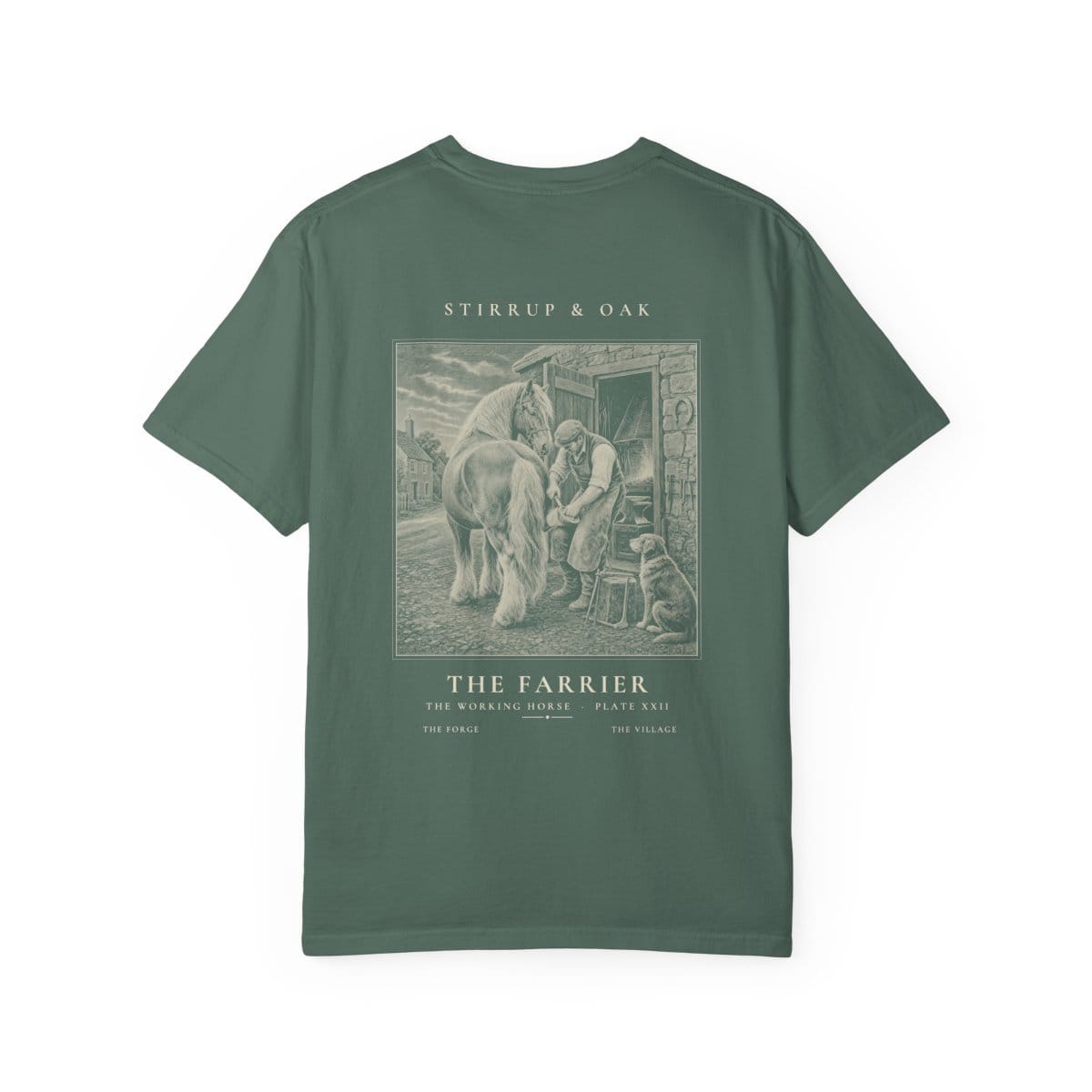 The Farrier - Heavyweight T-Shirt in Blue Spruce