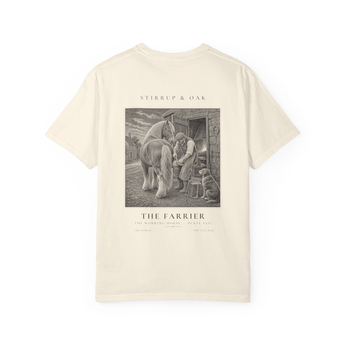The Farrier - Heavyweight T-Shirt in Ivory