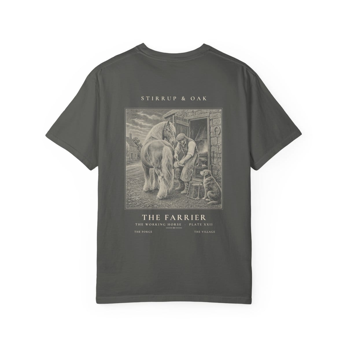 The Farrier - Heavyweight T-Shirt · Pepper / S