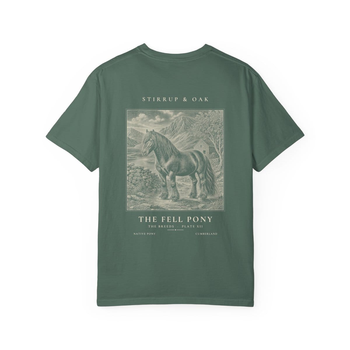 The Fell Pony - Heavyweight T-Shirt in Blue Spruce