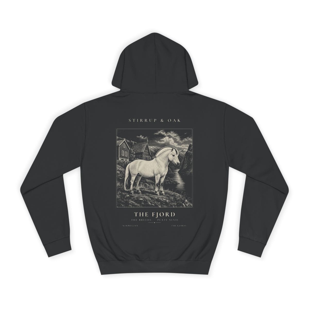 The Fjord - Heavyweight Hoodie · Jet Black / S