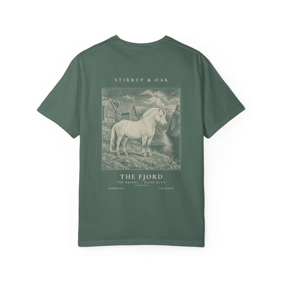 The Fjord - Heavyweight T-Shirt in Blue Spruce