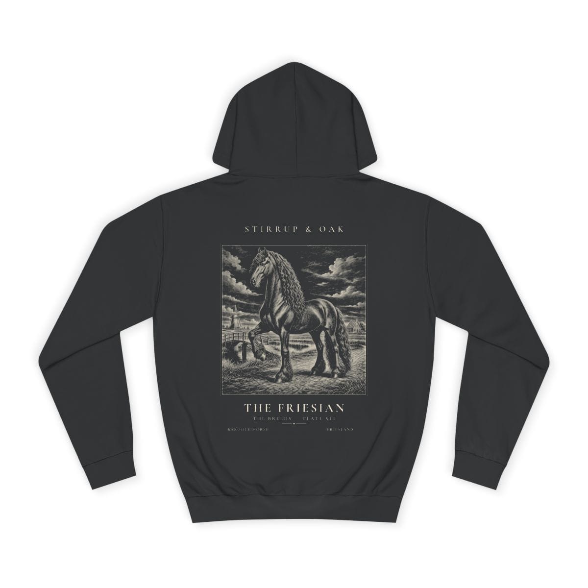 The Friesian - Heavyweight Hoodie · Jet Black / S