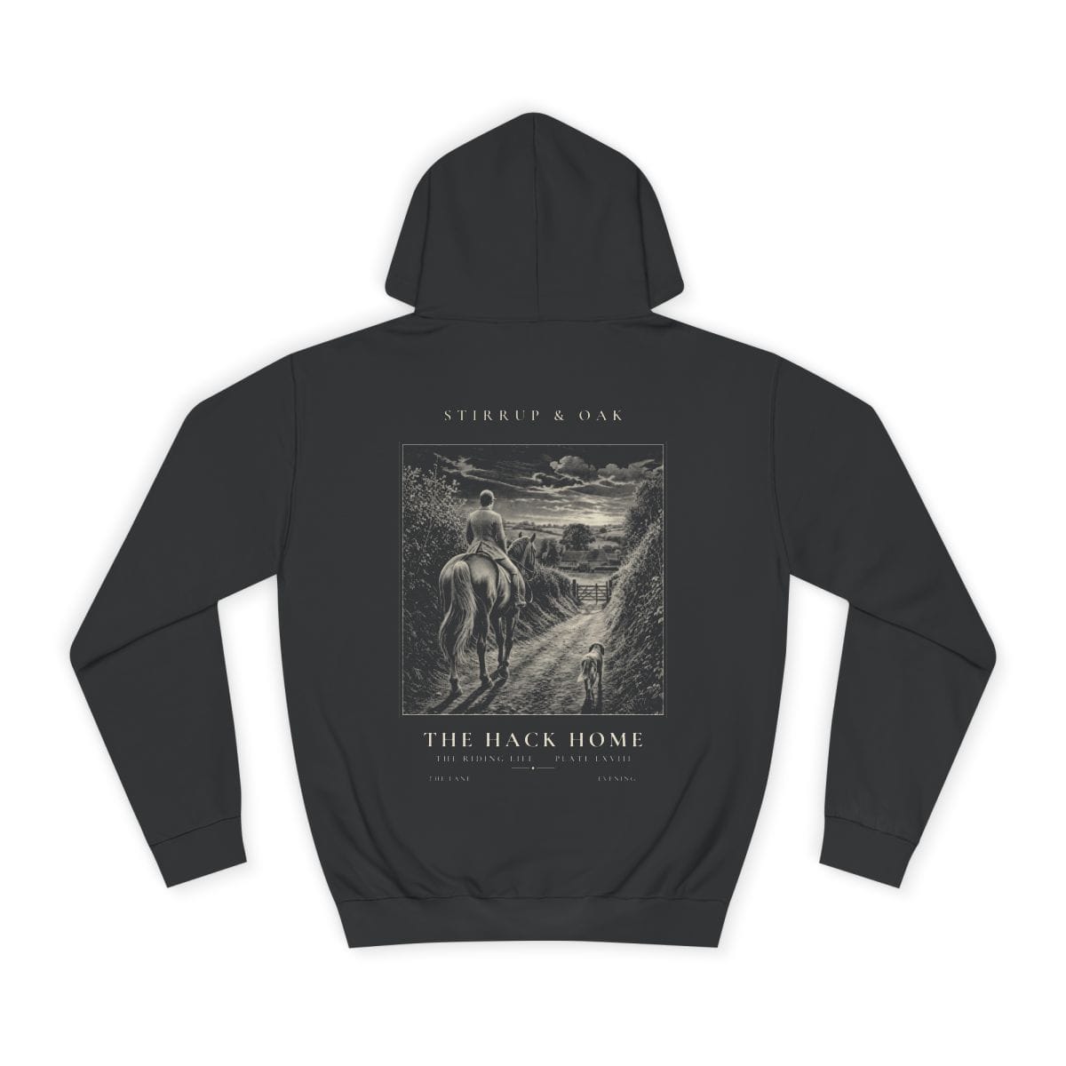 The Hack Home - Heavyweight Hoodie · Jet Black / S