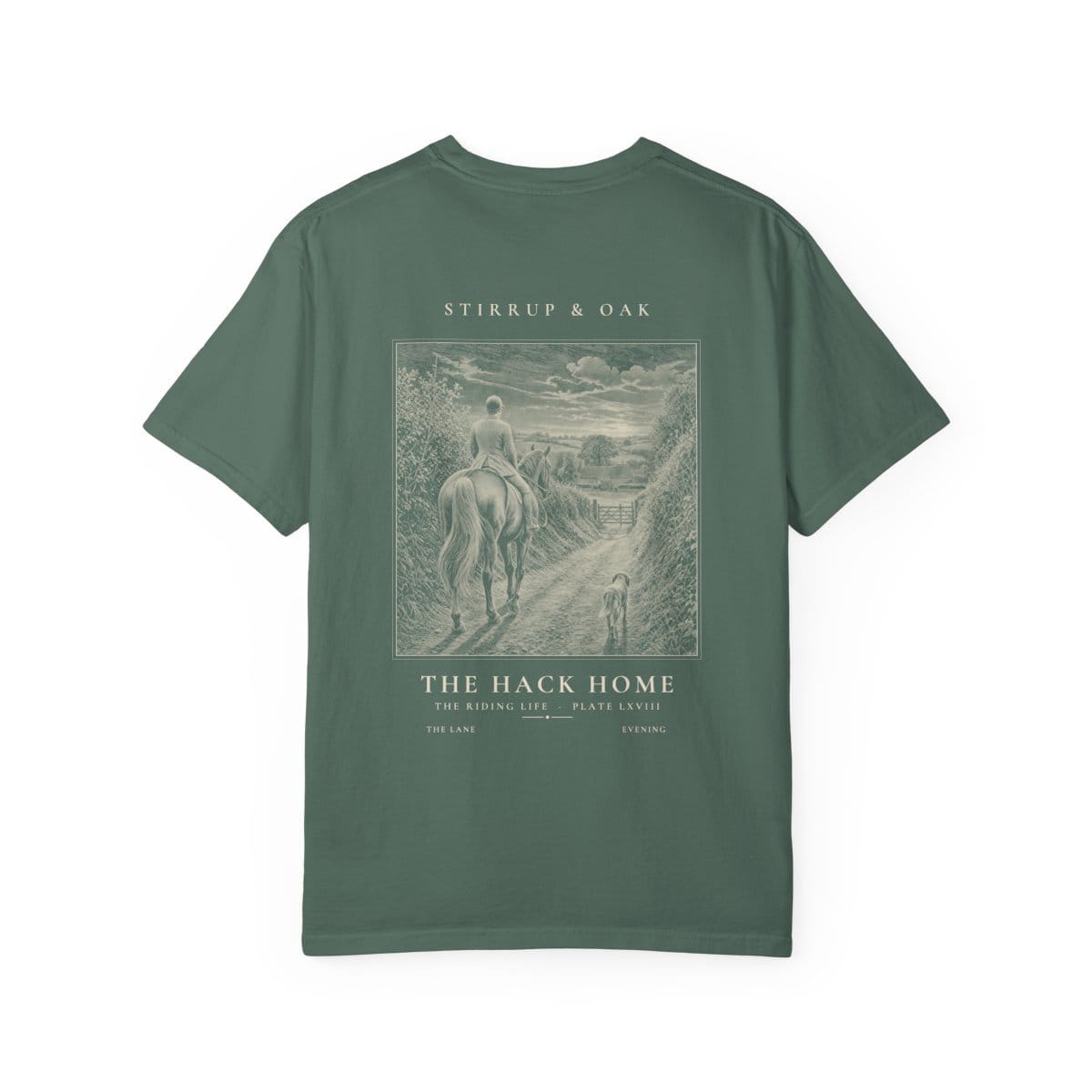 The Hack Home - Heavyweight T-Shirt in Blue Spruce