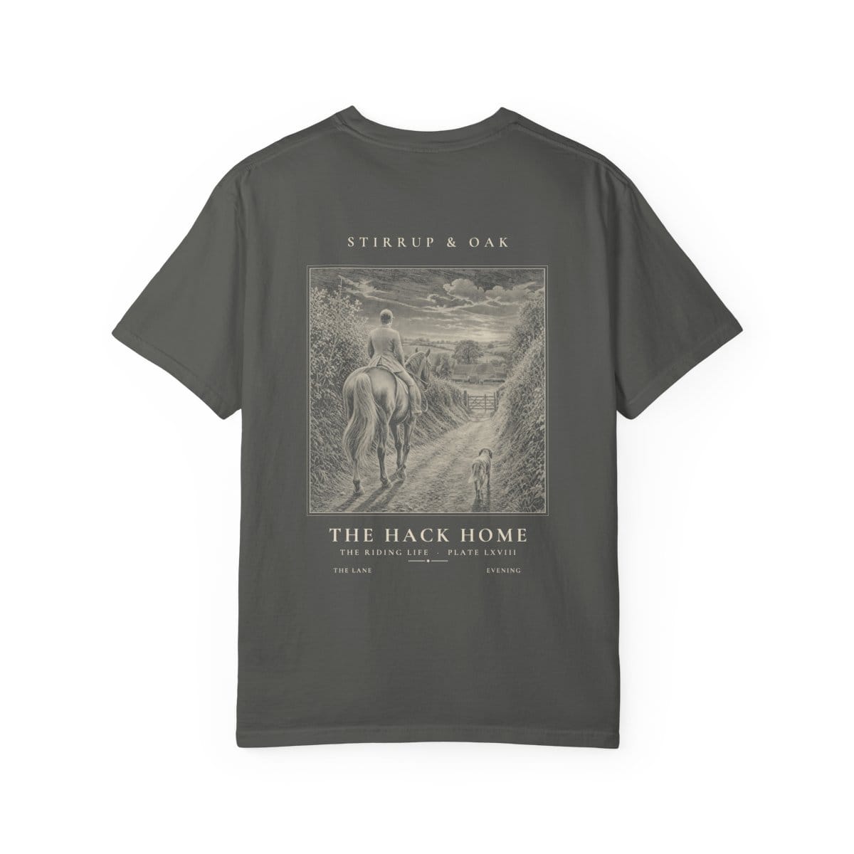 The Hack Home - Heavyweight T-Shirt · Pepper / S