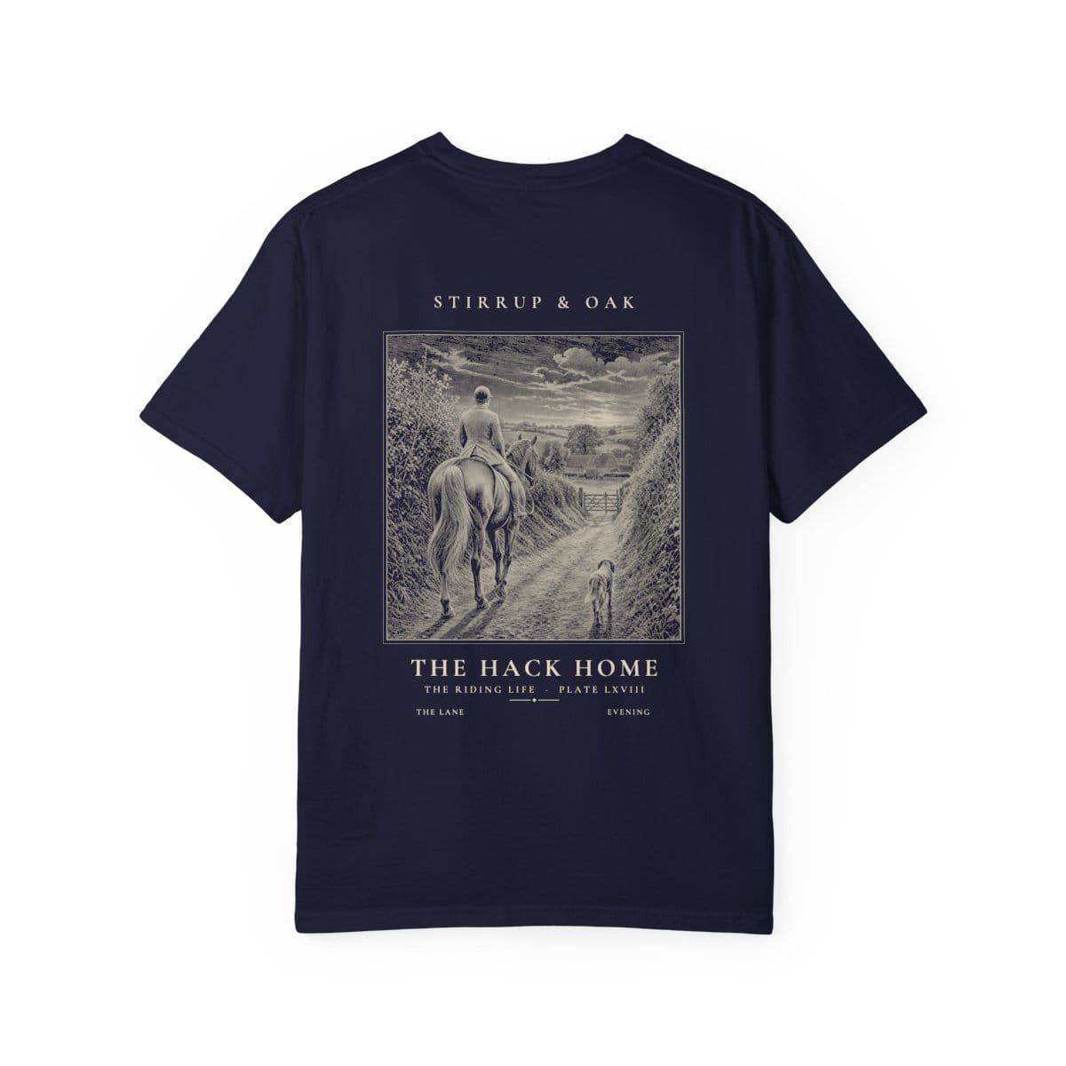 The Hack Home - Heavyweight T-Shirt in True Navy