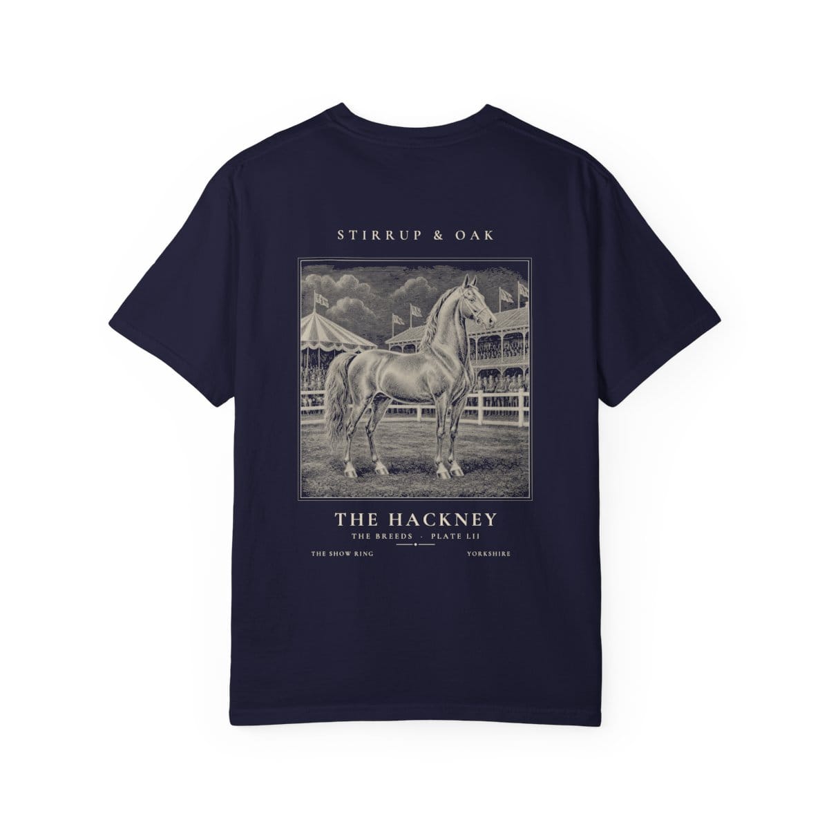 The Hackney - Heavyweight T-Shirt in True Navy