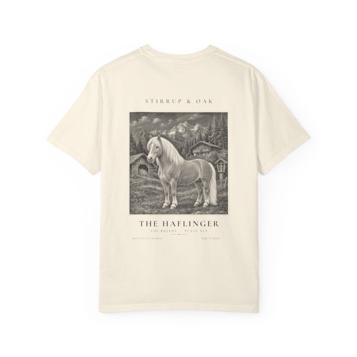 The Haflinger - Heavyweight T-Shirt in Ivory