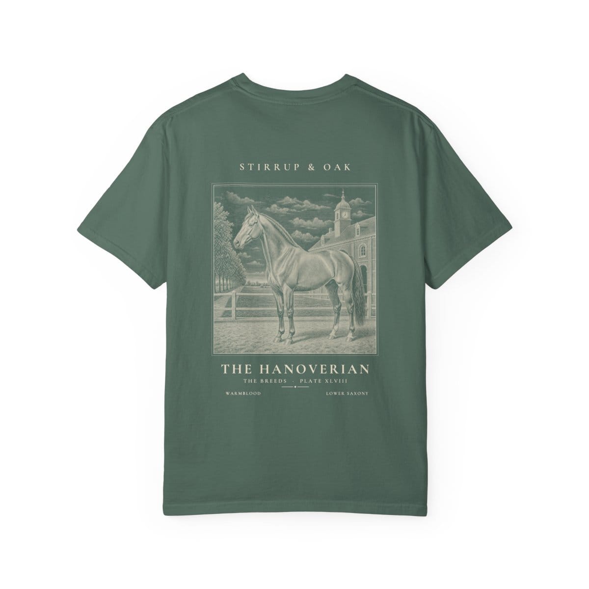The Hanoverian - Heavyweight T-Shirt in Blue Spruce