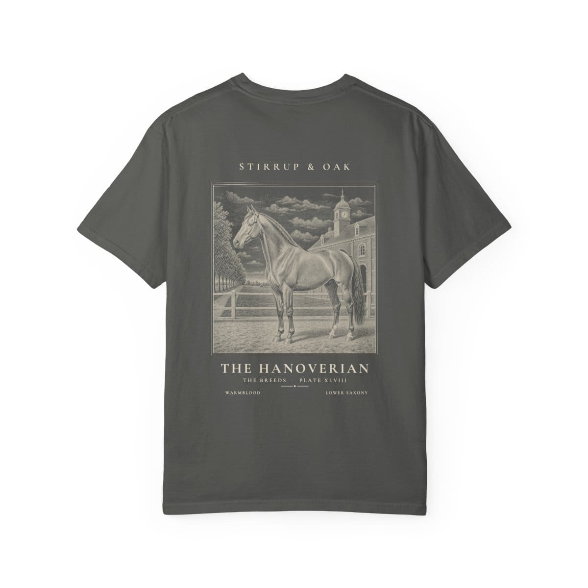 The Hanoverian - Heavyweight T-Shirt · Pepper / S