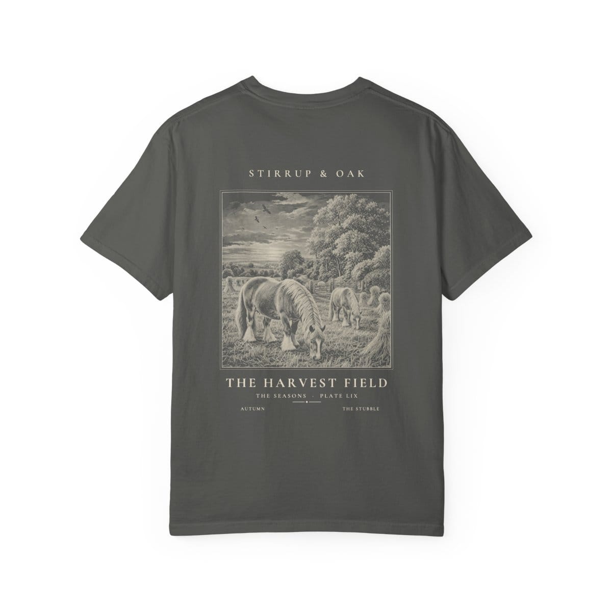 The Harvest Field - Heavyweight T-Shirt · Pepper / S