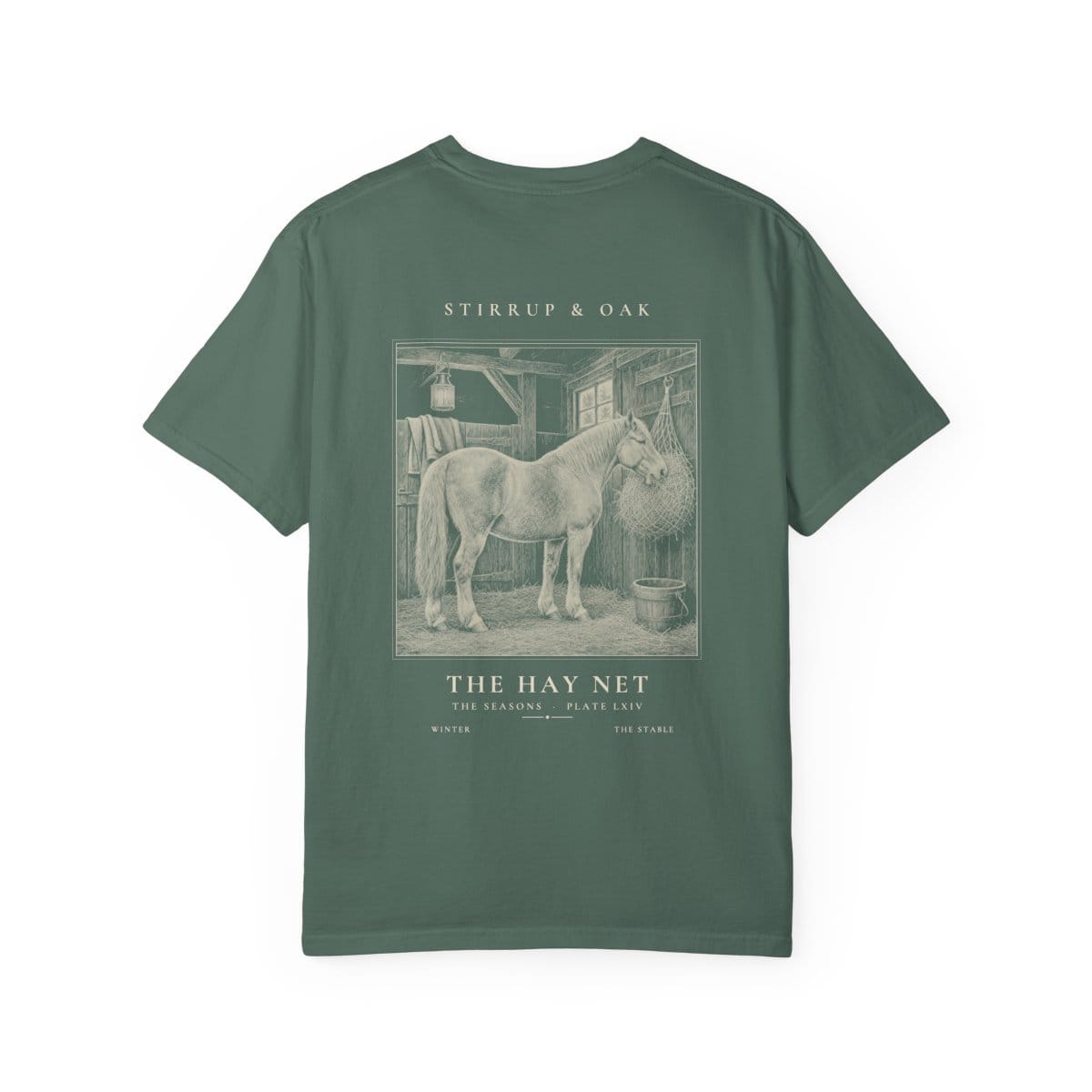 The Hay Net - Heavyweight T-Shirt in Blue Spruce