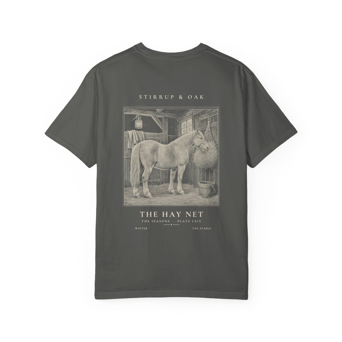 The Hay Net - Heavyweight T-Shirt in Pepper