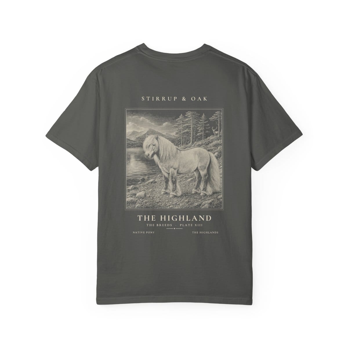 The Highland - Heavyweight T-Shirt · Pepper / S