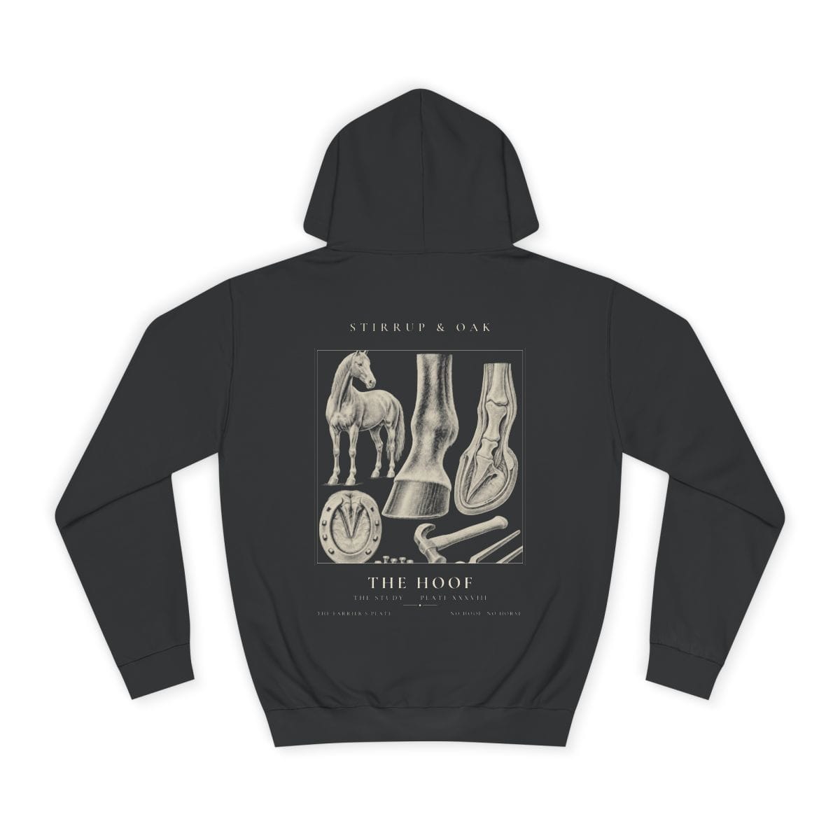 The Hoof - Heavyweight Hoodie · Jet Black / S
