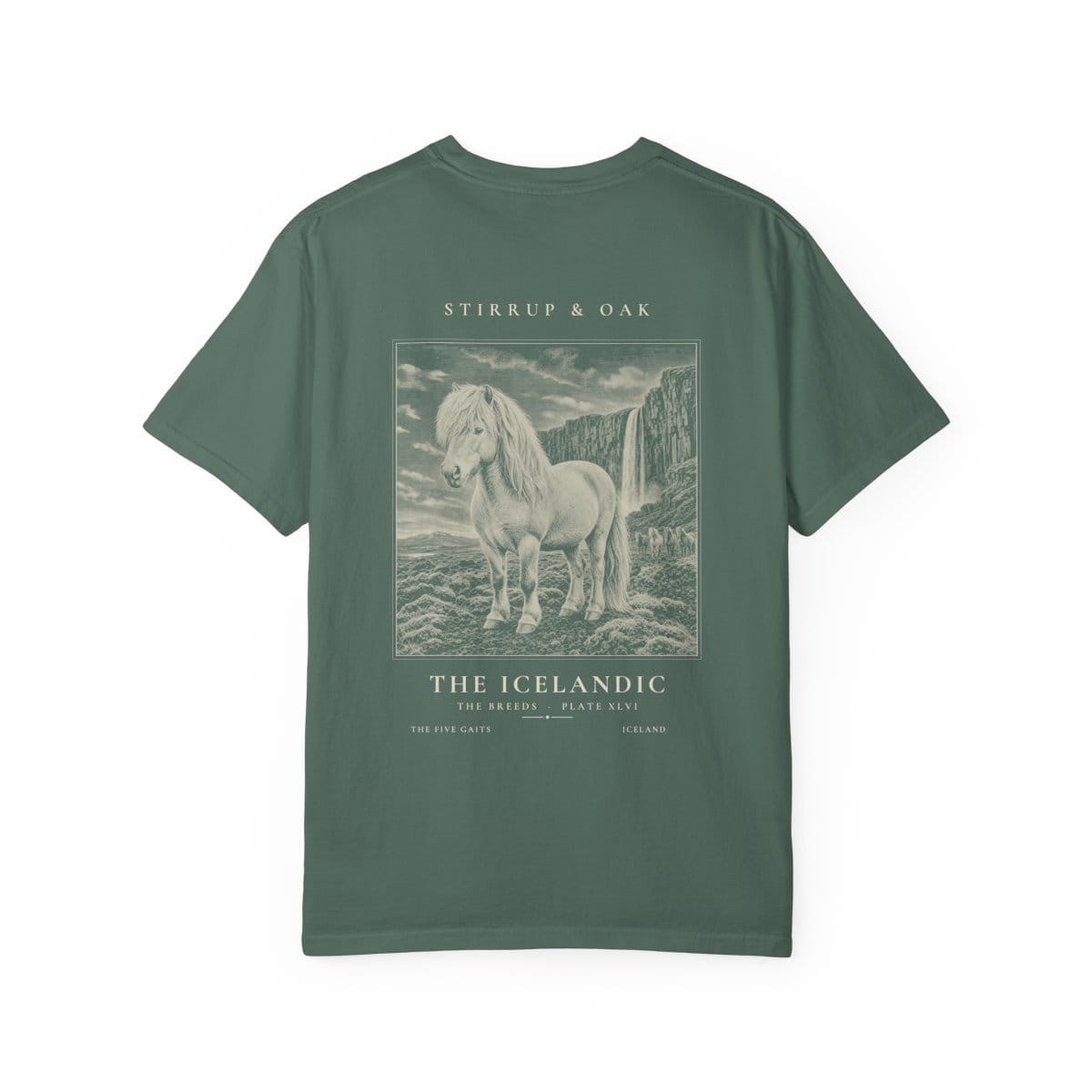 The Icelandic - Heavyweight T-Shirt in Blue Spruce