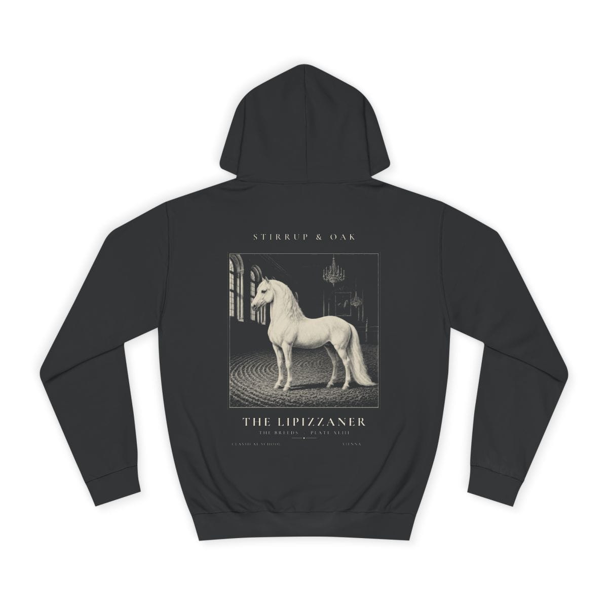 The Lipizzaner - Heavyweight Hoodie · Jet Black / S