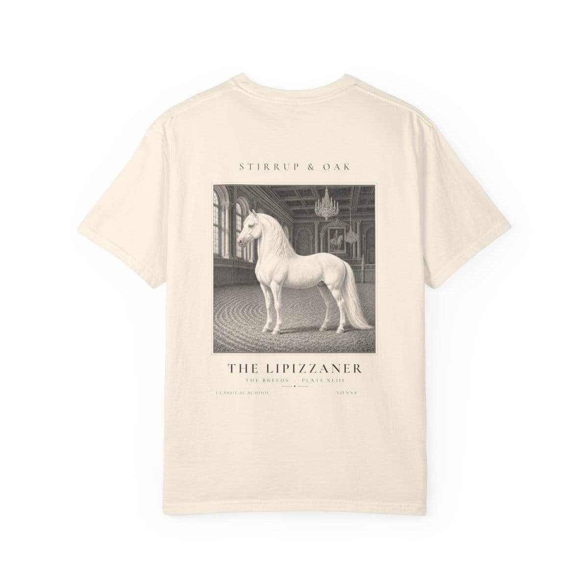 The Lipizzaner - Heavyweight T-Shirt in Ivory