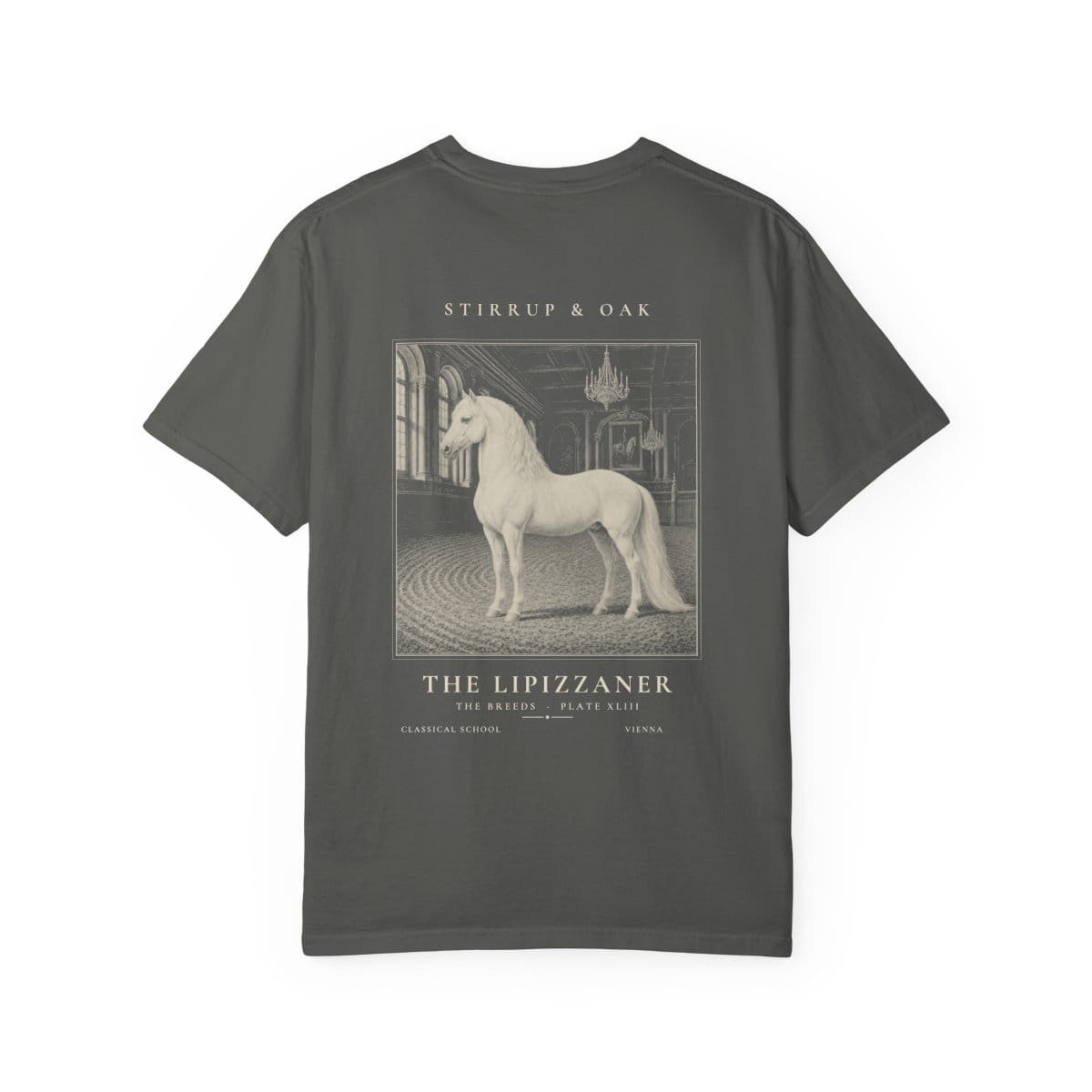 The Lipizzaner - Heavyweight T-Shirt · Pepper / S