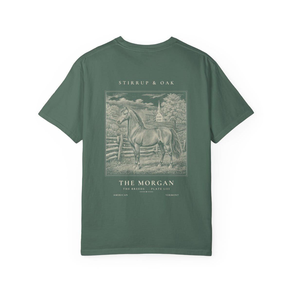 The Morgan - Heavyweight T-Shirt in Blue Spruce