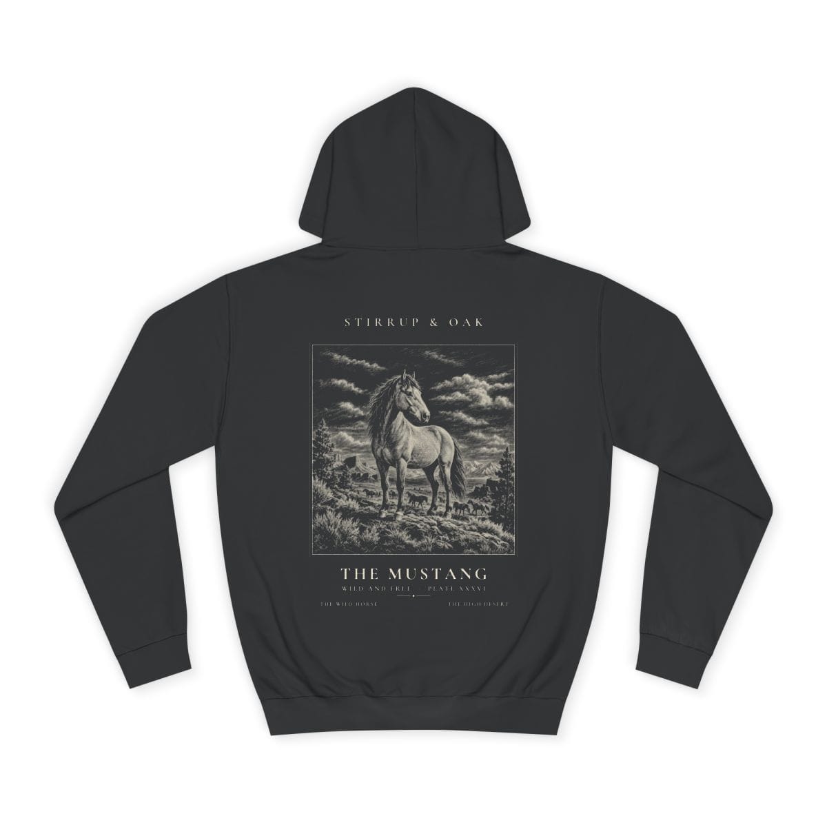 The Mustang - Heavyweight Hoodie · Jet Black / S