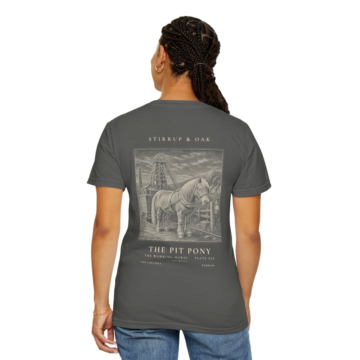 The Pit Pony - Heavyweight T-Shirt photograph 3