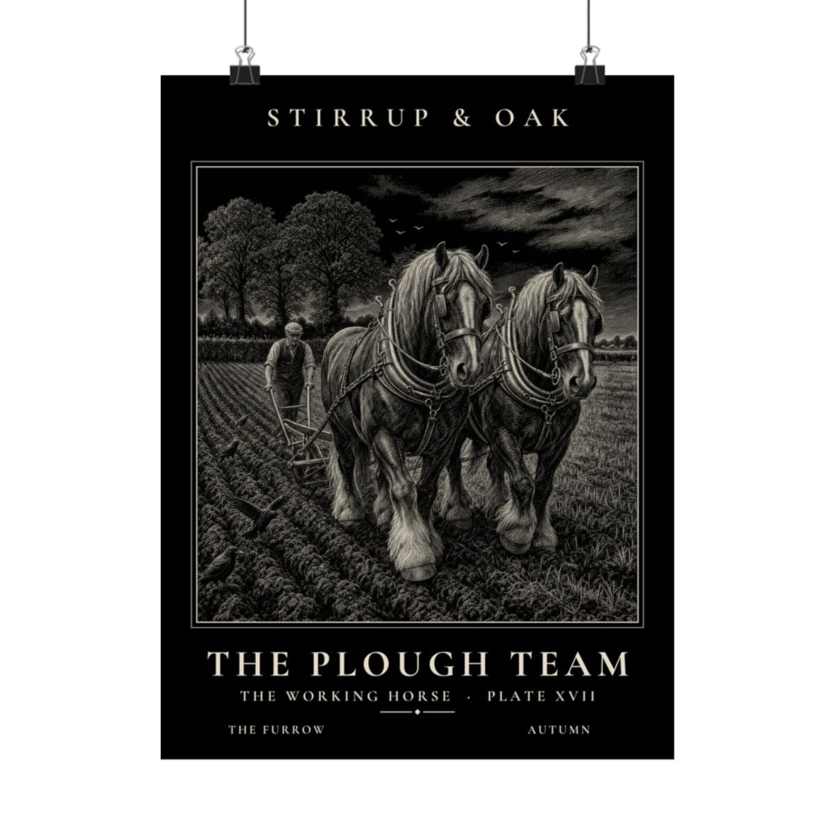 The Plough Team - Archive Print photograph 4