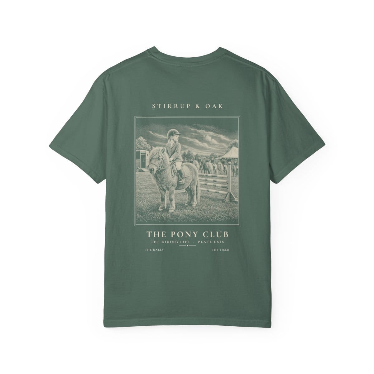 The Pony Club - Heavyweight T-Shirt in Blue Spruce