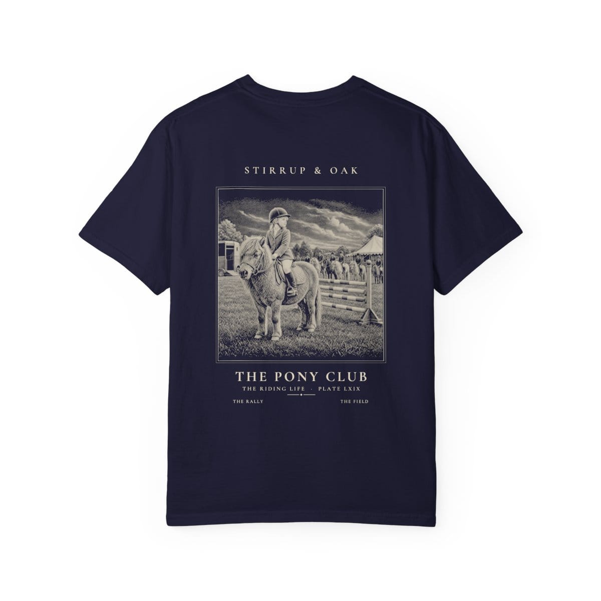 The Pony Club - Heavyweight T-Shirt in True Navy