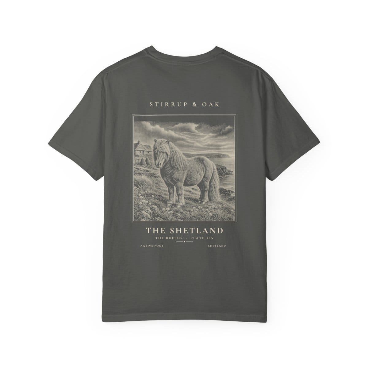The Shetland - Heavyweight T-Shirt in Pepper