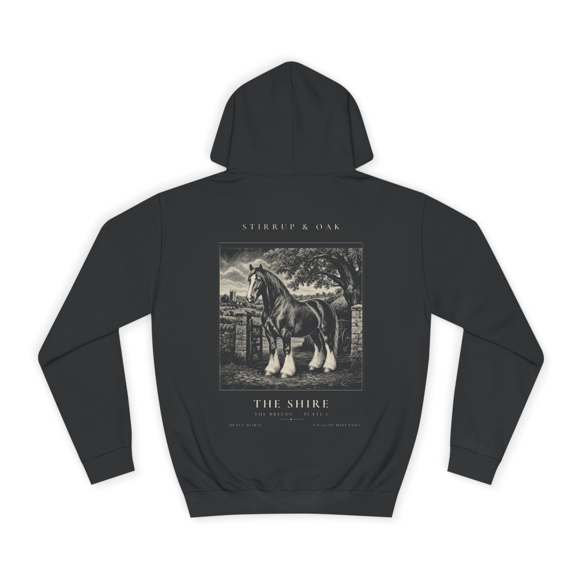The Shire - Heavyweight Hoodie · Jet Black / S